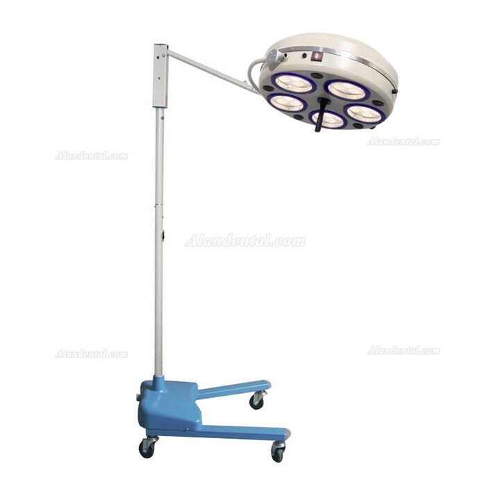 Dental Surgical Light Mobile LED Shadowless Operating Lamp 5 Reflectors 30 LEDs